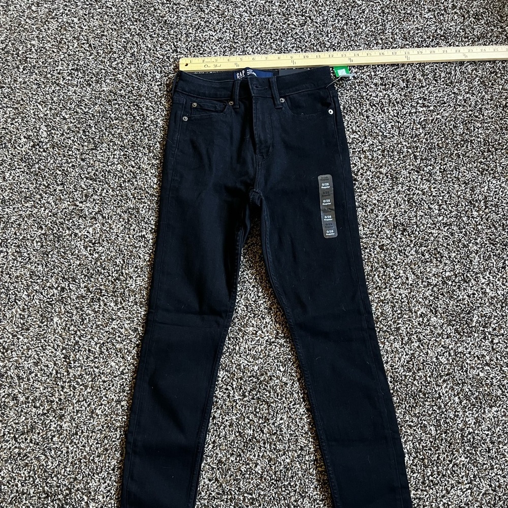 GAP Men's Dark Black Skinny Jeans - Picture 1 of 5